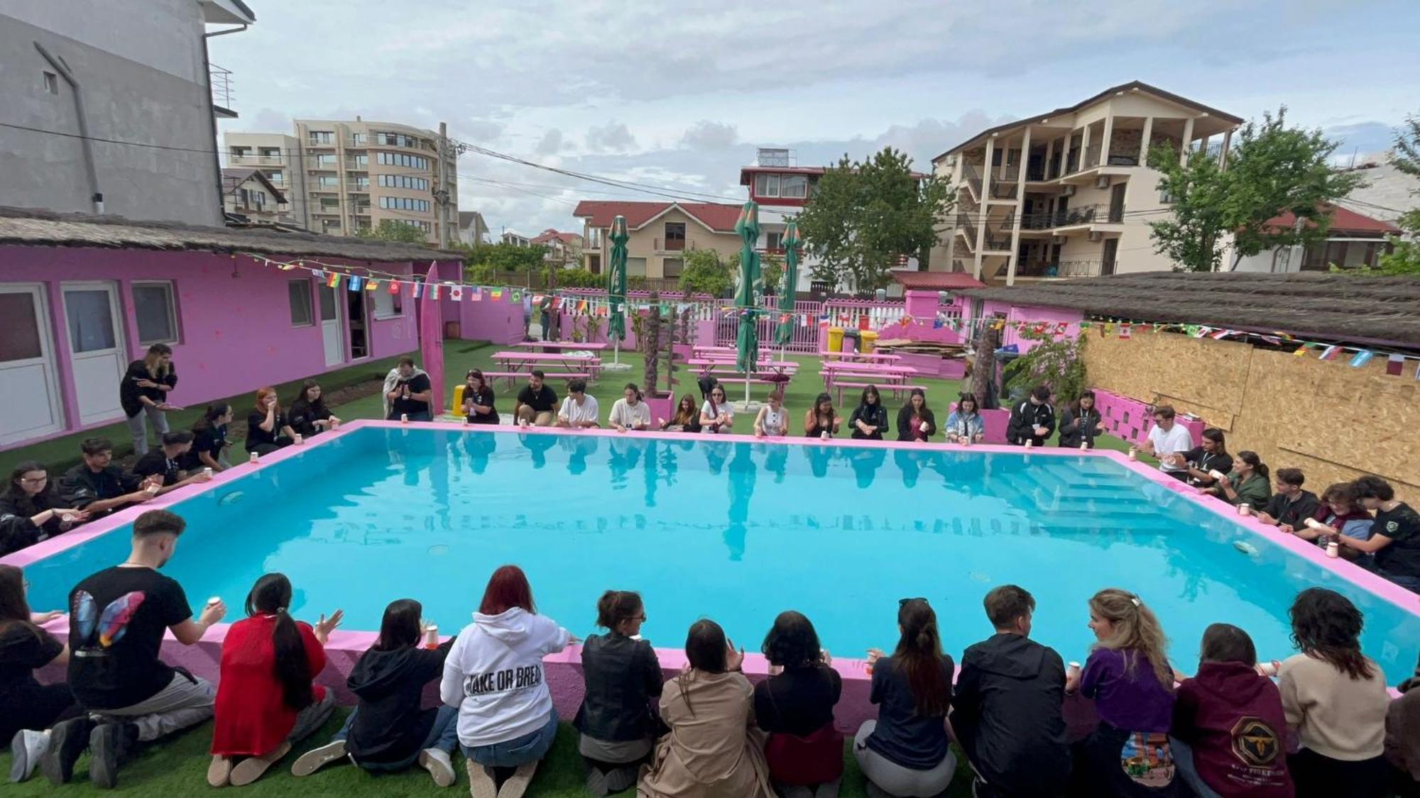 Casa Barbie Costinesti Hostel Luaran gambar